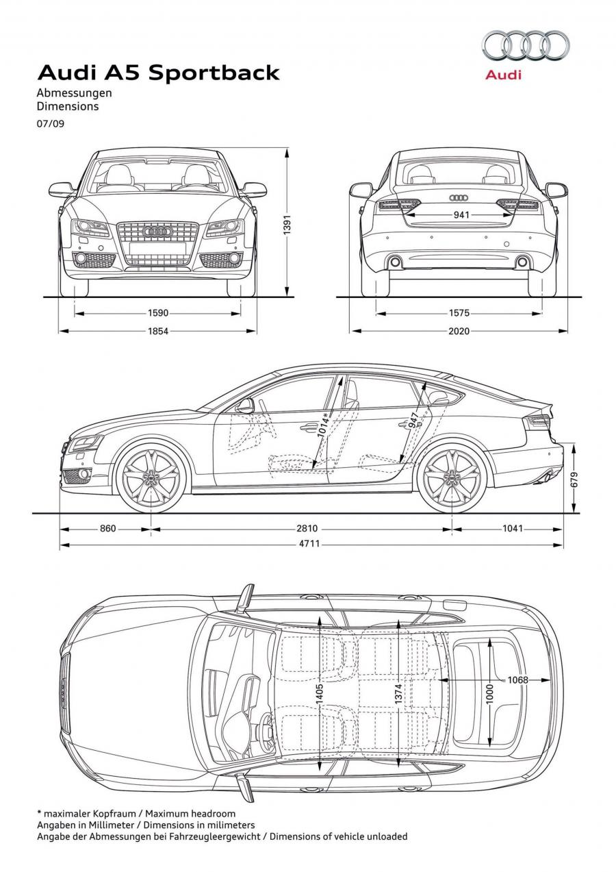 Схема Audi A5 Sportback 3.0 TDI Quattro 2009 года  (фото 19 из 40)